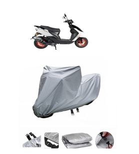Arora AR 50-11 Ares  Gri Motosiklet Brandası ARKA ÇANTA UYUMLU DEĞİLDİR