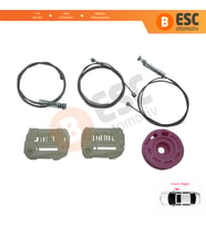 Hyundai I30 MK1 FD 2007-2012 5-Kapı 824812L001 İçin Elektrikli Ön Sağ Cam Kriko Tamir Seti