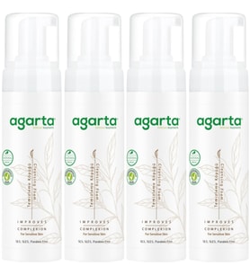 Agarta Doğal Yüz Temizleme Köpüğü 225ML (4 Lü Set)