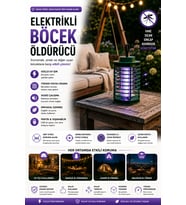 Modern Tasarımlı UV Destekli Haşere Yakalama Cihazı