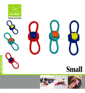 Nunbell Köpek Diş İpi Tutmalı Sekiz Şeklinde Ufak