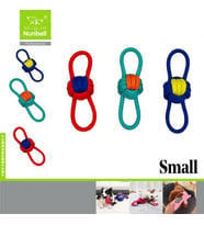 Nunbell Köpek Diş İpi Tutmalı Sekiz Şeklinde Ufak