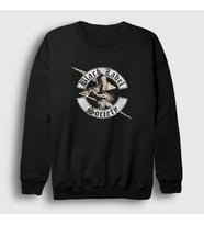 Presmono Unisex Siyah Hammer Black Label Society Sweatshirt 17058tt