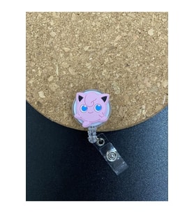 Pokemon Jigglypuff Figürlü Yoyo Yaka Kartlık Tutucu