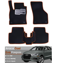 AUDİ Q3 (2011-2018) Uyumlu EVA Paspas Tam Set–Araca Özel,Su Geçirmez,Hızlı ve Kolay Montaj