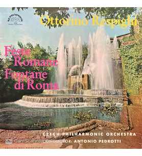 Ottorino Respighi Feste Romance Fontane Di Roma LP Plak (Karışık)