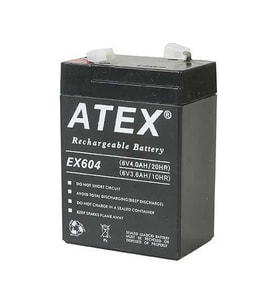 Atex AX604 6V 4AH Bakımsız Kuru Akü