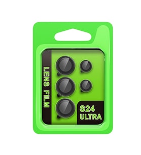 Samsung Galaxy S24 Ultra Raze Metal Kamera Lens - Siyah