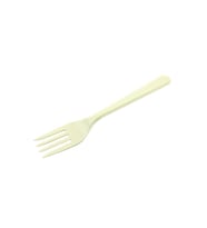 Plastik Krem Renkli Lüx Parti Doğum Günü Çatal - 18 Cm. - 25 Adetlik Paket