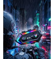 Bluetooth 5.3 Motosiklet Kask Intercom Kulaklık 1000 Metre IPX6 Su Geçirmez