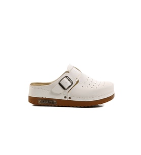 Beyaz Anatomik Unisex Sabo Terlik 07-008 G (Beyaz)
