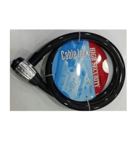 Motosiklet Halat Kilidi 25MM x 150CM - Dayanıklı ve Güvenli, Motosiklet Koruma İçin İdeal