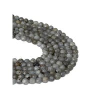 6 MM Faset Kesim Labradorit Taşı Dizi (Yeşil)