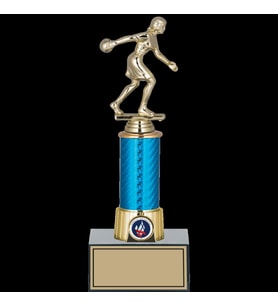 ODAK KUPA - Figürlü Kupalar - Bowling Kadın Figürlü Kupalar FG-005 B - 28 cm