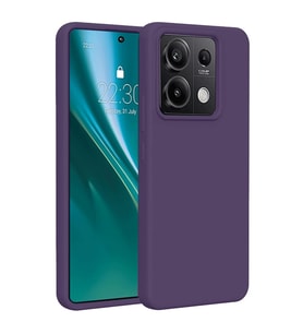 Xiaomi Redmi Note 13 Pro 4G Kılıf First Silikon - Mor