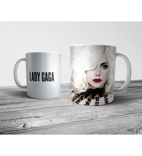 Pixxa Lady Gaga Kupa Bardak  Model 4