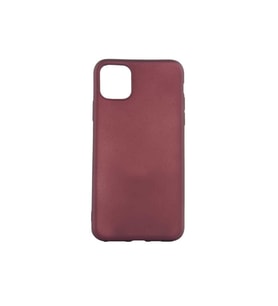 Apple iPhone 11 Uyumlu Kılıf Zore Premier Silikon Kapak (Mürdüm)