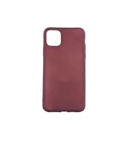 Apple iPhone 11 Uyumlu Kılıf Zore Premier Silikon Kapak (Mürdüm)
