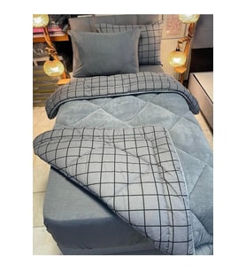 Tek Kişilik Lüx Wellsoft Yorgan Çift Taraflı Yorgan 155 X 215 + yastık kılıflı
