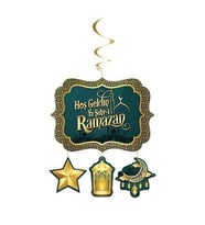 4 Parçalı Ramazan Tavan Sarkıt Süsü