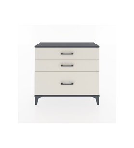 Arges Şifonyer 3 Çekmeceli 88x30x80 Antrasit-Aytaşı