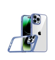 Pilelistore   Apple iPhone 15 Pro Max  Lensli Silikon - Açık Mavi