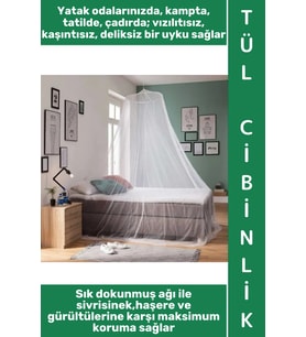 #Cibinlik Ev Çocuk Yatak Odası Kamp Tatil Sivrisinek Haşere Vızıltı Ses Önleyici Kaliteli Rahat Uyku