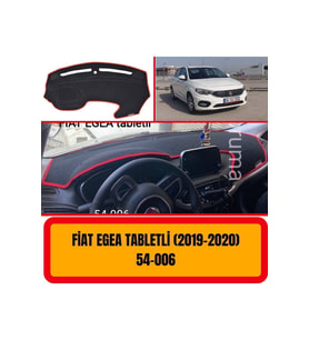 Fiat Egea Tabletli 2019 Ön Gögüs Panel Torpido Koruma Koruyucu Kilifi Halisi Örtüsü
