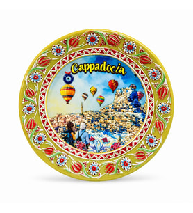Kapadokya Temalı Seramik Magnet