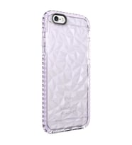 Uyumlu Model Apple iPhone 6 6S Kılıf Bumper Şeffaf Buzlu Kapak (Mor)