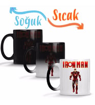 Iron Man 03 Sihirli Kupa Bardak Porselen