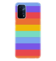 Kılıfland Oppo A74 Kılıf Silikon Resimli Kapak Rainbow Stok 1276