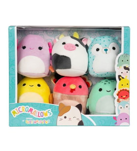 Squishmallows Micromallows 6'lı Figür Paketi MM0011 (Çok Renkli)