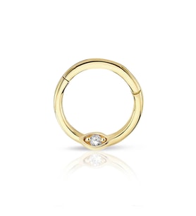 Tektaş Altın Helix Piercing (Gold)