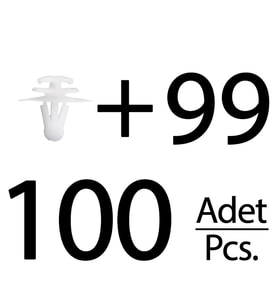 Renault için Çevre Bant Klipsi- 100 Adet