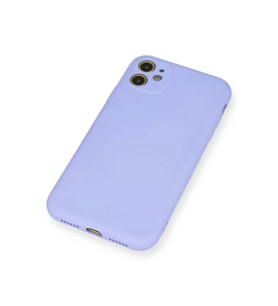 ERTAN iPhone 11 Kılıf Nano içi Kadife Silikon - Lila