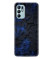 Oppo Reno 6 Kılıf Resimli Desenli Silikon Platinium Series Karmaşık 1874