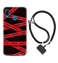 Huawei P20 Lite Mate 10 20 Lite Pro P40 Lite KılıfBoyun Askılı Silikon Danger 1372
