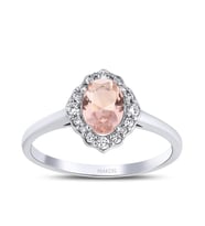 0.70 Karat Morganite Pırlanta Yüzük