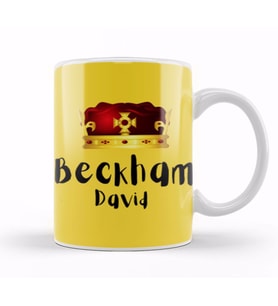 David Beckham Kupa Bardak Porselen