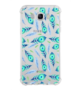 PrintiFy Samsung Galaxy J7 2016 Uyumlu Nazar Boncuğu 3 Baskılı Şeffaf Köşe Korumalı Antişok Kılıf