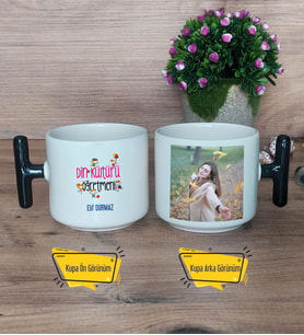 Din Kültürü Öğretmeni Kupa Bardak Fotoğraflı T Siyah Kulplu Öğretmenler Günü Hediyesi