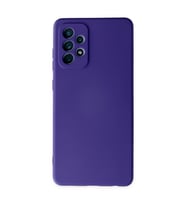 Galaxy A72 Kılıf Nano Içi Kadife Silikon - Mor