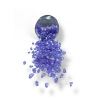 Epoksi Çalışmalarınız İçin Parlak Cam Kırıkları 4-8 mm LİLA 100 gr