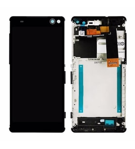 Sony C5 Ultra Lcd Ekran Dokunmatik Çerçeveli Panel %100 Orijinal (Siyah)