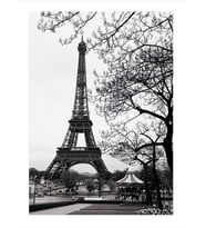 Eyfel Kulesi Paris Art Mdf Tablo