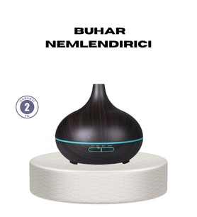 Northcity 550ml Ultrasonik Uçucu Yağ Difüzörü - 7 Renk LED Işıklı ve Zaman Ayarlı Nemlendirici