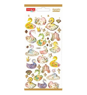 Tanex Decorative Sticker-9 Puffy Etiketi TNX-5008