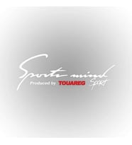 v w Touareg Sports Mind Oto Sticker 30 cm x 11 cm yazı 537