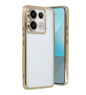 Redmi Note 13 4G Kılıf Lensli Silikon - Gold